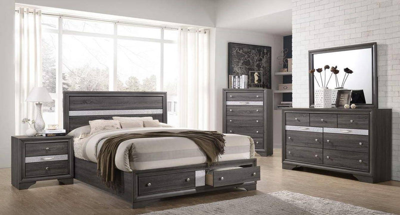 Galaxy Home Matrix 6 Drawer Chest in Gray GHF-808857739148 - Winder Mattress & Furniture