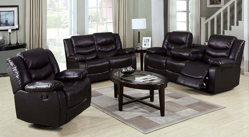 Galaxy Home Paco Recliner Loveseat in Espresso GHF-808857650986 - Winder Mattress & Furniture