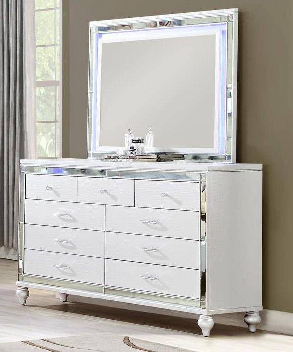 Galaxy Home Sterling 8 Drawer Dresser in White GHF-808857548733 - Winder Mattress & Furniture