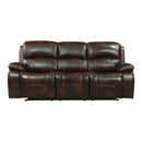Mahala Double Reclining Sofa in Brown 8200BRW-3PW