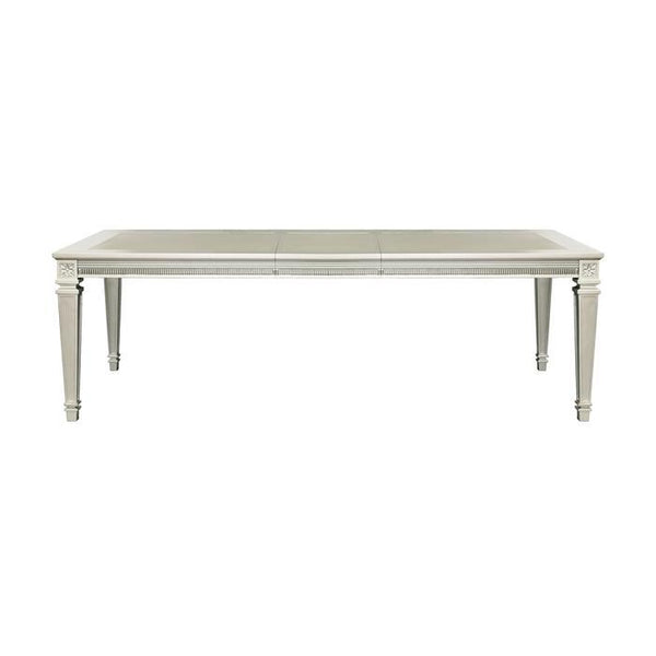 Homelegance Bevelle Rectangular Dining Table in Silver 1958-96 image