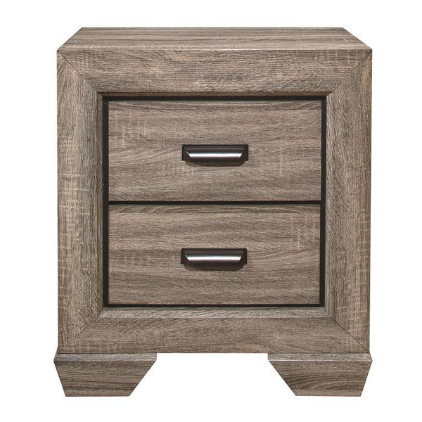 Homelegance Beechnut 2 Drawer Nightstand in Natural 1904-4 image