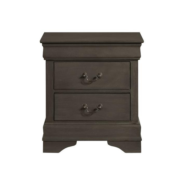 Homelegance Mayville 2 Drawer Nightstand in Gray 2147SG-4 image