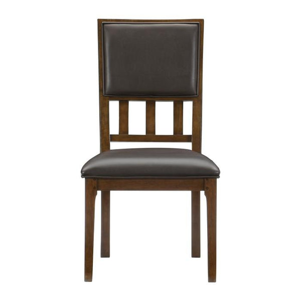 Homelegance Frazier Park Side Chair in Dark Cherry (Set of 2) image