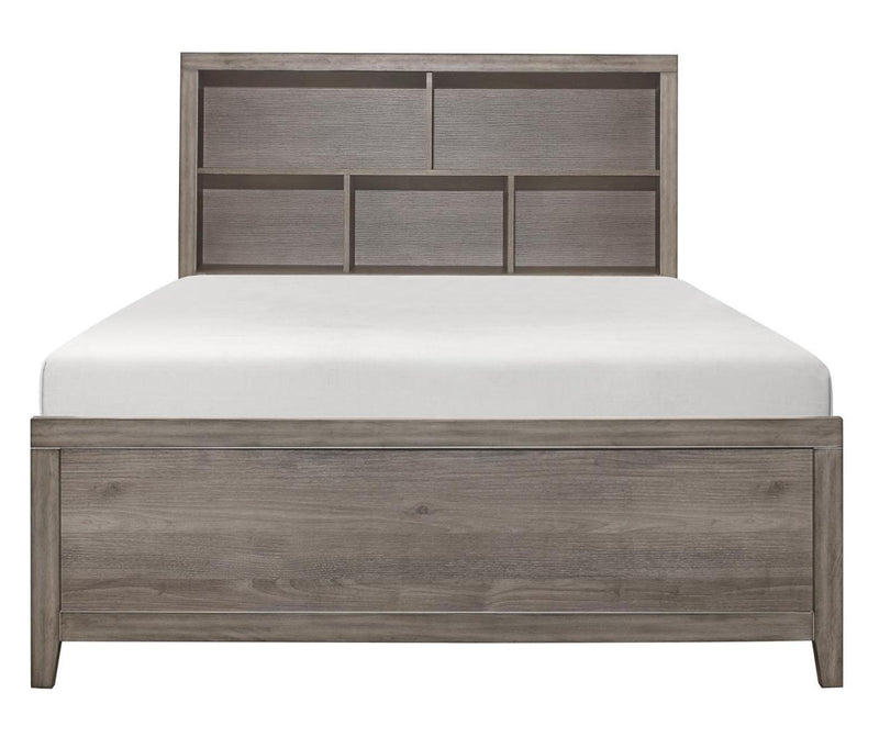 Homelegance Woodrow Queen Platform Bed in Gray 2042NB-1*