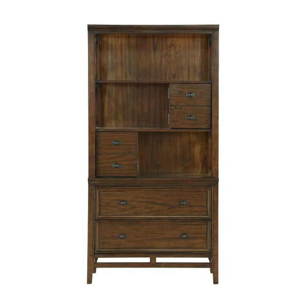 Homelegance Frazier Bookcase in Brown Cherry 1649-18 image