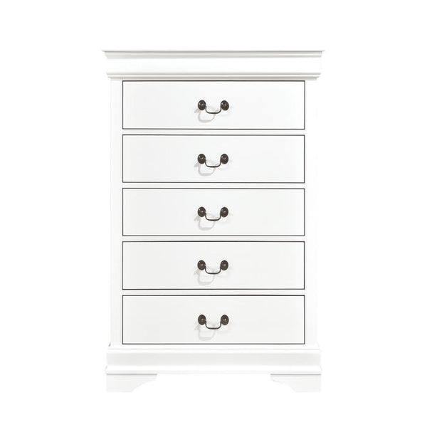 Homelegance Mayville 5 Drawer Chest in White 2147W-9 image