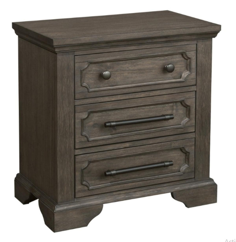 Taulon Nightstand in Dark Oak 5438-4