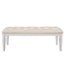 Allura Bed Bench in White 1916W-FBH