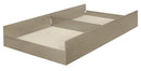 Youth Loudon Twin Platform with Trundle Bed in Champagne Metallic - Winder Mattress & Furniture