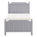 Wellsummer Twin Panel Bed in Gray 1803GYT-1*