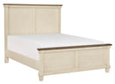 Weaver Queen Panel Bed in Antique White 1626-1* - Winder Mattress & Furniture