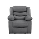 Discus Double Reclining Chair in Gray 9526GY-1