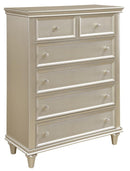 Celandine 6 Drawer Chest in Silver 1928-9