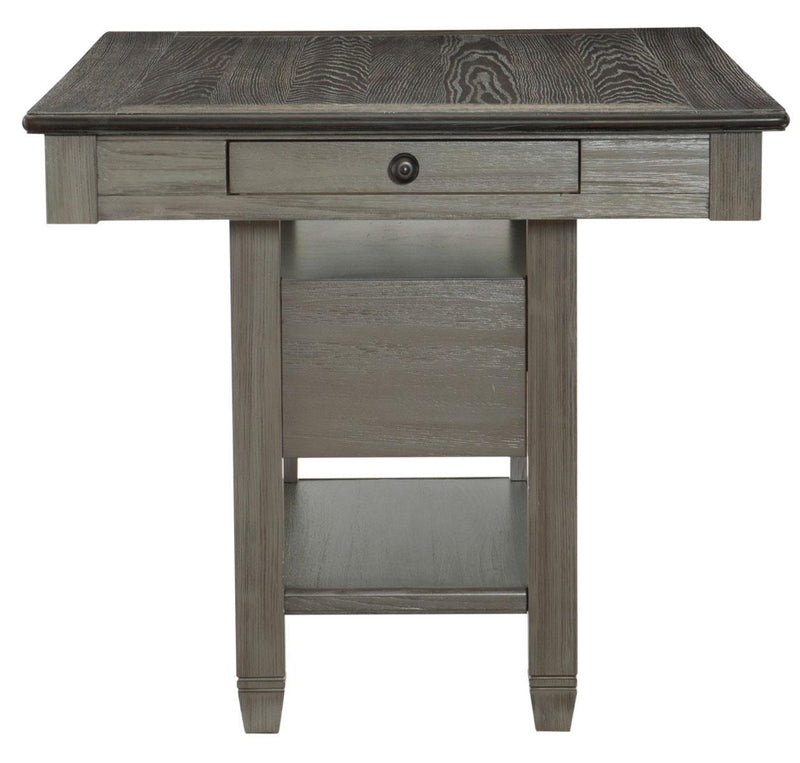 Granby Counter Height Dining Table in Coffee and Antique Gray 5627GY-36*