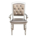 Orsina Arm Chair in Silver (Set of 2)