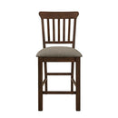 Schleiger Counter Height Chair in Dark Brown (Set of 2)