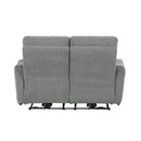 Edition Power Double Lay Flat Reclining Loveseat in Dove Grey 9804DV-2PWH