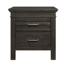 Blaire Farm Nightstand in Saddle Brown Wood 1675-4