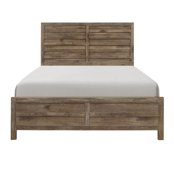 Mandan Full Panel Bed in Weathered Pine 1910F-1* image