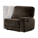 Shreveport Right Side Reclining Chair in Brown 8238-RR