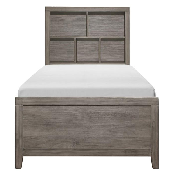 Woodrow Twin Platform Bed in Gray 2042NBT-1* image