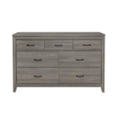 Waldorf 7 Drawer Dresser in Dark Gray 1902-5