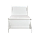 Mayville Twin Sleigh Bed in White 2147TW-1