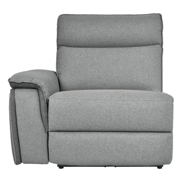 Maroni Power LSF Reclining Chair with Power Headrest and USB Port in Dark Gray/Light Gray 8259-LRPWH image