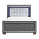 Allura Full Panel Bed in Gray 1916FGY-1*