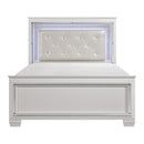 Allura Queen Panel Bed in White 1916W-1*
