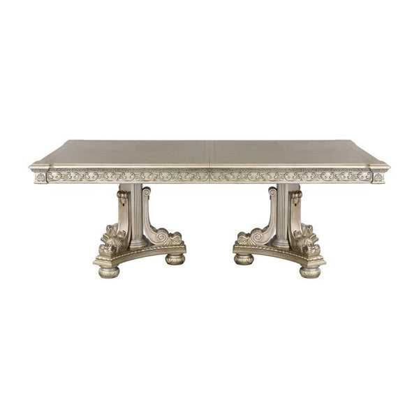 Homelegance Catalonia Dining Table in Platinum Gold 1824PG-112* image