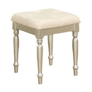 Celandine Vanity Stool in Pearl/Silver 1928-14