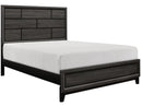Davi Queen Panel Bed in Gray 1645-1* - Winder Mattress & Furniture