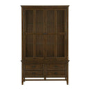 Frazier Park Buffet and Hutch in Dark Cherry 1649-50*