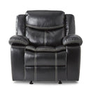 Bastrop Glider Reclining Chair in Black 8230BLK-1
