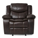 Bastrop Glider Reclining Chair in Brown 8230BRW-1