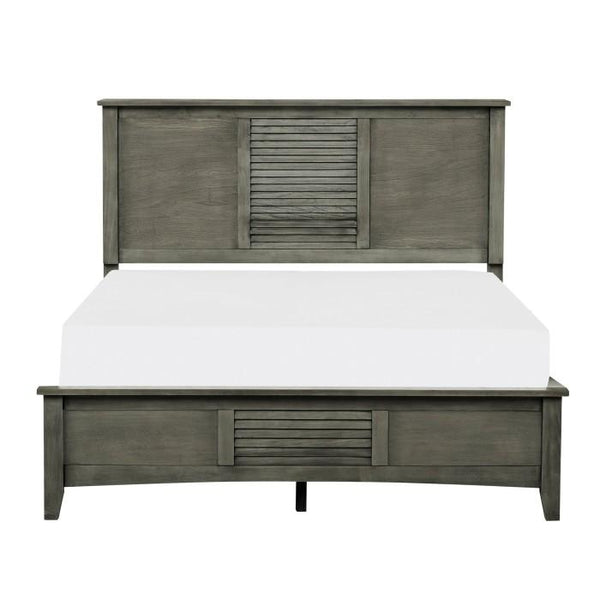 Garcia Queen Panel Bed in Gray 2046-1 image