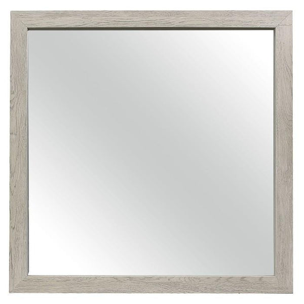 Quinby Mirror in Light Brown 1525-6 image