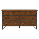 Holverson Dresser in Rustic Brown & Gunmetal 1715-5