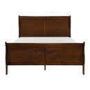 Mayville Full Sleigh Bed in Brown Cherry 2147F-1