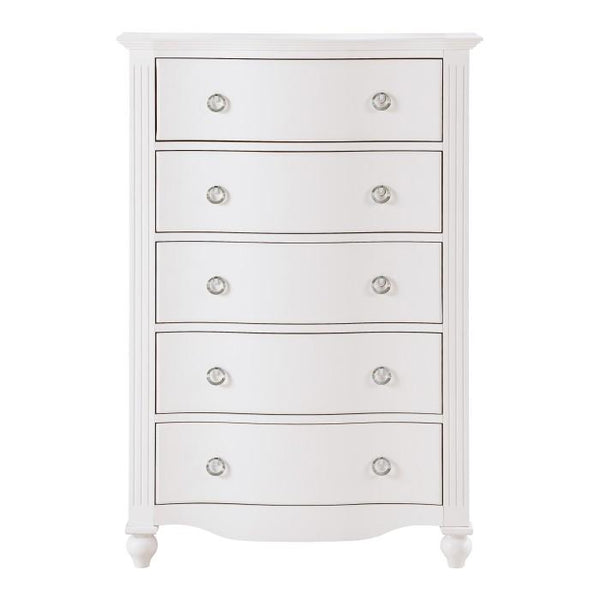 Meghan 5 Drawer Chest in White 2058WH-9 image