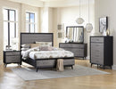Raku 6 Drawer Dresser in Gray 1711-5 - Winder Mattress & Furniture