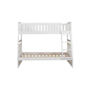 Galen Twin/Full Bunk Bed w/ Storage Boxes in White B2053TFW-1*T