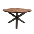 Nelina Round Dining Table in Espresso & Natural 5597-53*