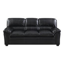 Talon Sofa in Black 8511BK-3