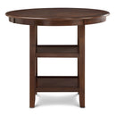 AMY 5 PC COUNTER DINING SET-CHERRY - Winder Mattress & Furniture