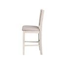 AMY 5 PC COUNTER TABLE SET-BISQUE - Winder Mattress & Furniture