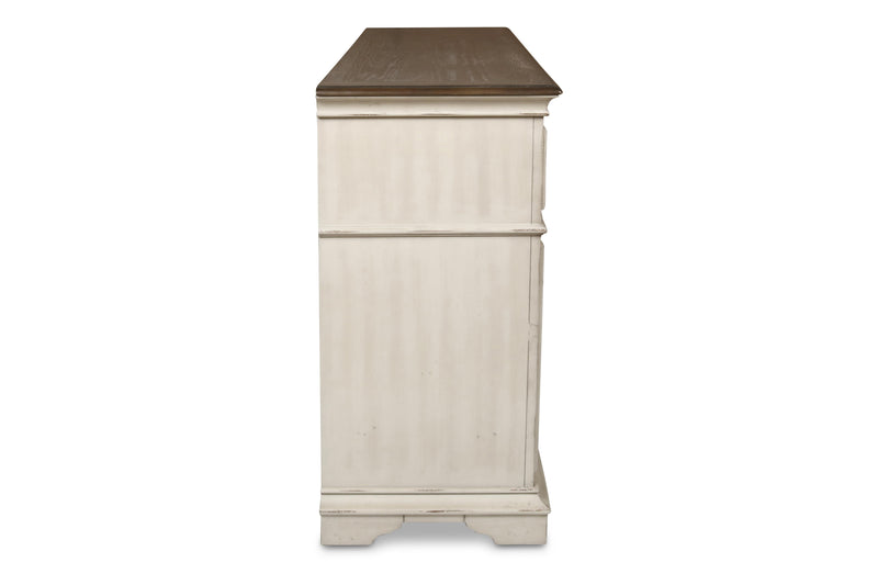 ANASTASIA DRESSER - ANT. WHITE - Winder Mattress & Furniture