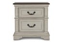 ANASTASIA NIGHTSTAND - ANT. WHITE - Winder Mattress & Furniture